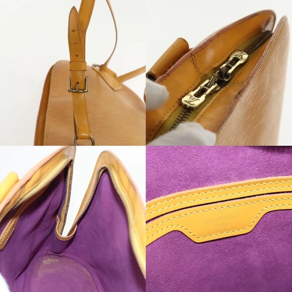 LOUIS VUITTON Epi Gobelins Backpack Yellow M52299 LV Auth 94968 - Picture 14 of 15